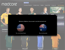 Tablet Screenshot of madcore.com.au